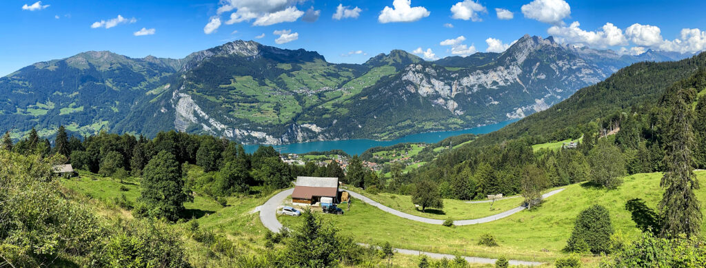 Rundwanderung Habergschwänd - Nüenchamm - Filzbach - Panorama 4