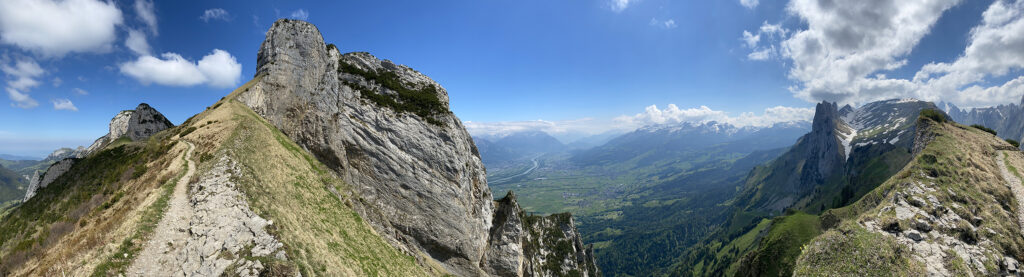 Rundwanderung Brülisau - Kamor - Hoher Kasten - Stauberen - Saxerlücke - Bollenwees -Sämtisersee - Brülisau - Panorama 3