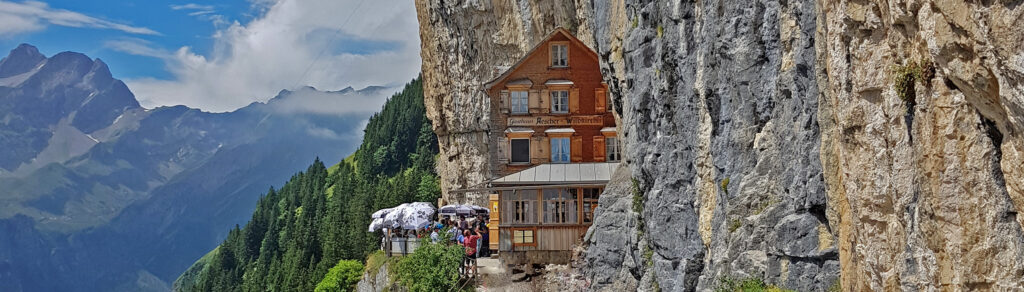 Rundwanderung Wasserauen - Ebenalp - Schäfler - Mesmer - Wasserauen - Panorama 1