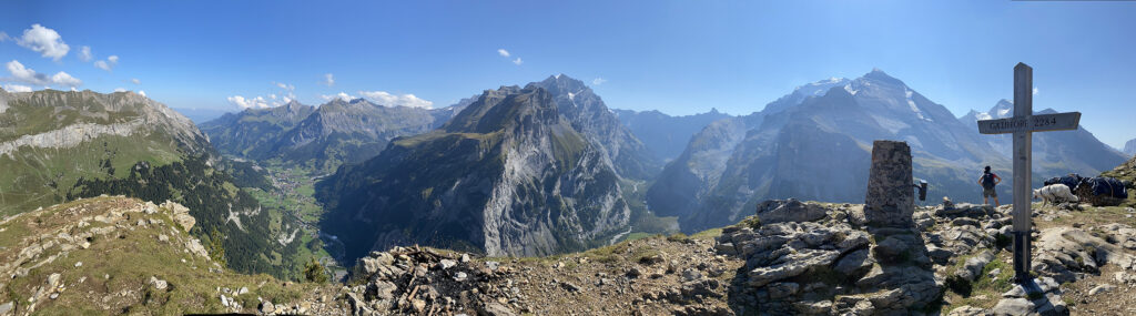 Rundwanderung Sunnbüel (Kandersteg)- Gällihorn - Wyssi Flue Panorama 1