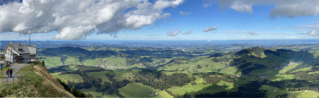 Rundwanderung Jakobsbad - Hoch Petersalp - Kronberg - Panorama 1