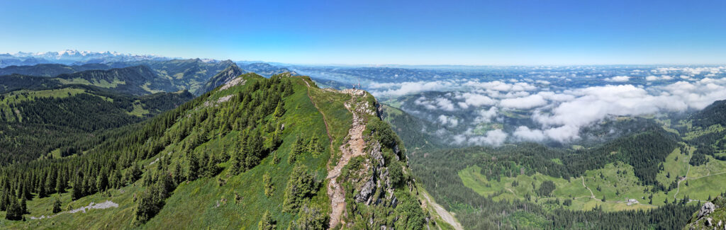 Rundwanderung Stäfeli - Mittaggüpfi - Stäfeliflue - Blaue Tosse - Risetestock - Panorama 3