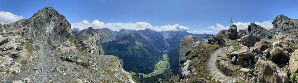 Rundwanderung Maloja Capolago - Piz Lunghin - Wanderkarte - Factsheet - Panorama 2