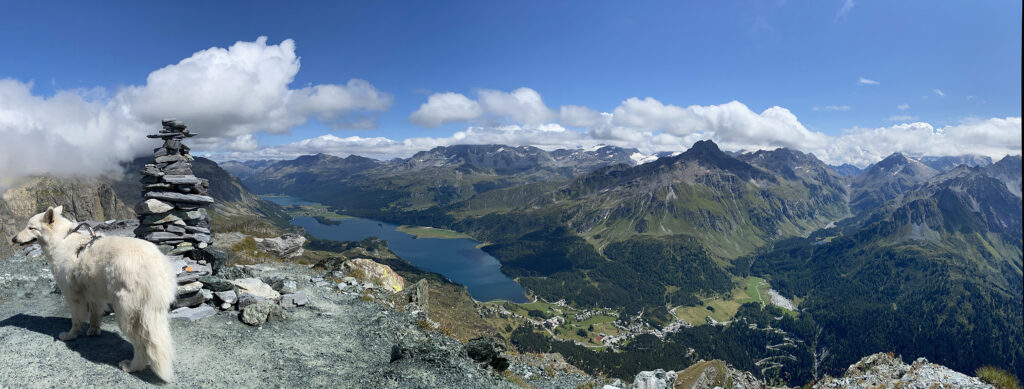 Rundwanderung Maloja Capolago - Piz Lunghin - Panorama 1