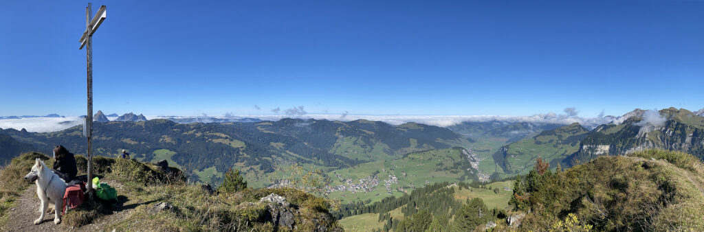 Rundwanderung Oberiberg - Roggenstock - Panorama 1