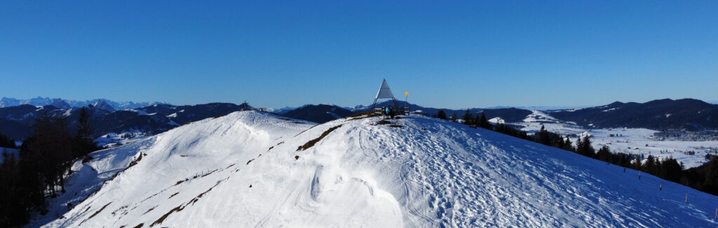 Schneeschuhwanderung Bräggerhof - Stockchrüzli - Gueteregg - Panorama 3