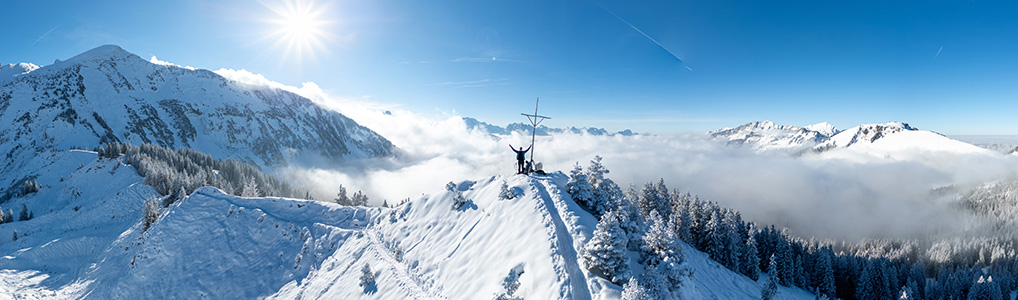 Schneeschuhwanderung Arvenbüel - Flügenspitz
