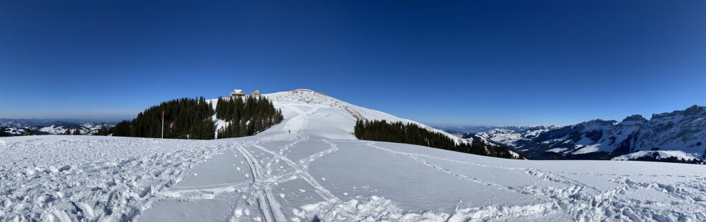 Schneeschuhwanderung Schwägalp - Kronberg - Panorama 1