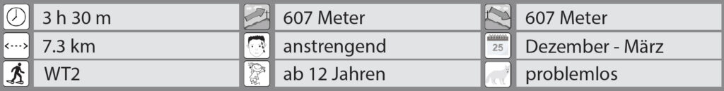 Schneeschuhwanderung Gantersei - Rägeflüeli (Eigenthal) - Facts