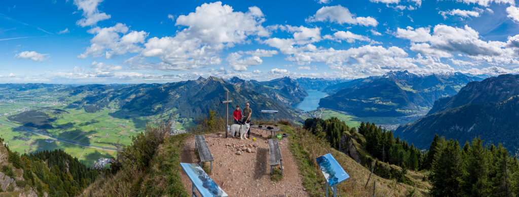 Rundwanderung Morgenholz - Hirzli - Planggenstock - Panorama 1