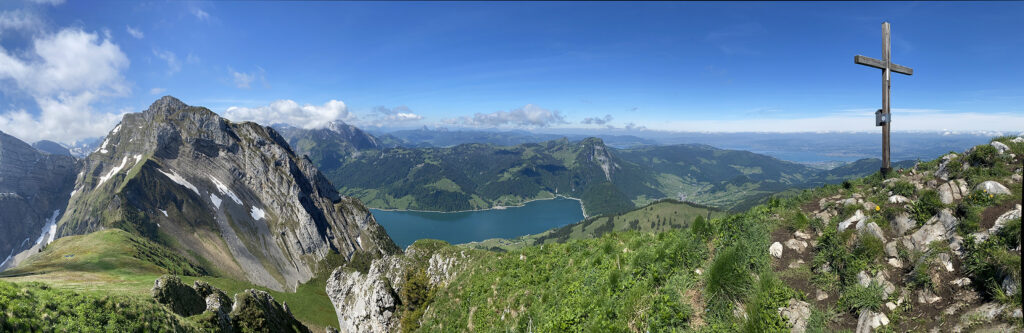 Rundwanderung Wägitalersee - Bockmattli - Panorama 1