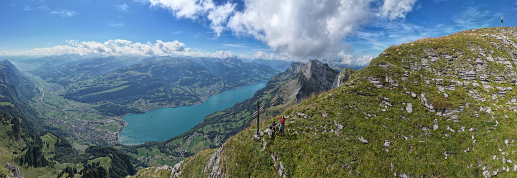 Rundwanderung Iltios - Hinderrugg - Chäserrugg - Panorama 3