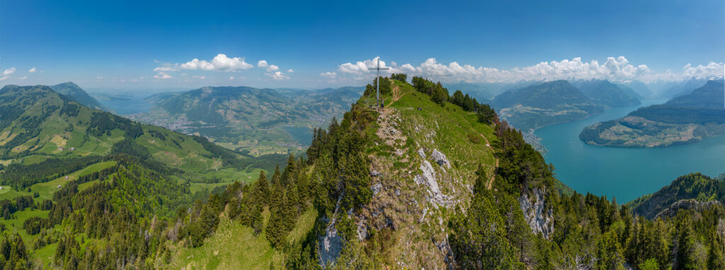 Rundwanderung Ober Gschwend - Rigi Hochflue - Panorama 1