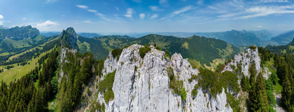 Rundwanderung Schwändital (Matt) - Brüggler - Wageten - Panorama 1