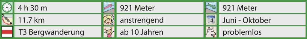 Rundwanderung Wägerhus - Jöriseen - Facts