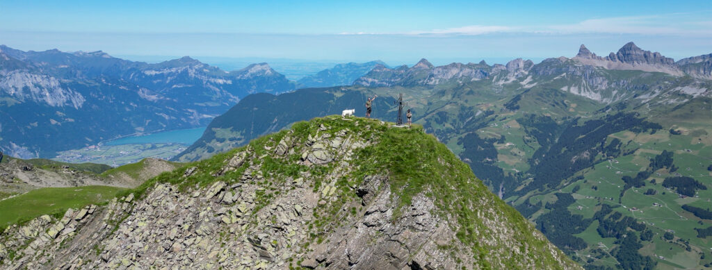 Rundwanderung Sittlisalp - Chli Spitzen - Gross Spitzen - Panorama 1