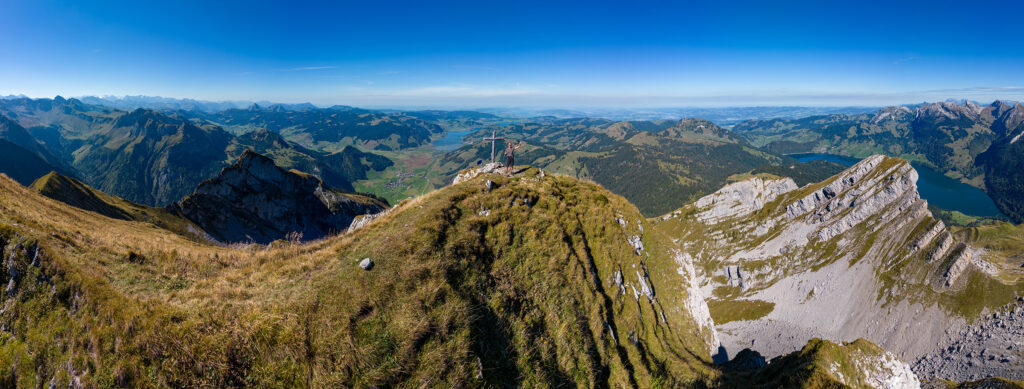 Rundwanderung Ochsenboden (Studen) - Diethelm - Panorama 1