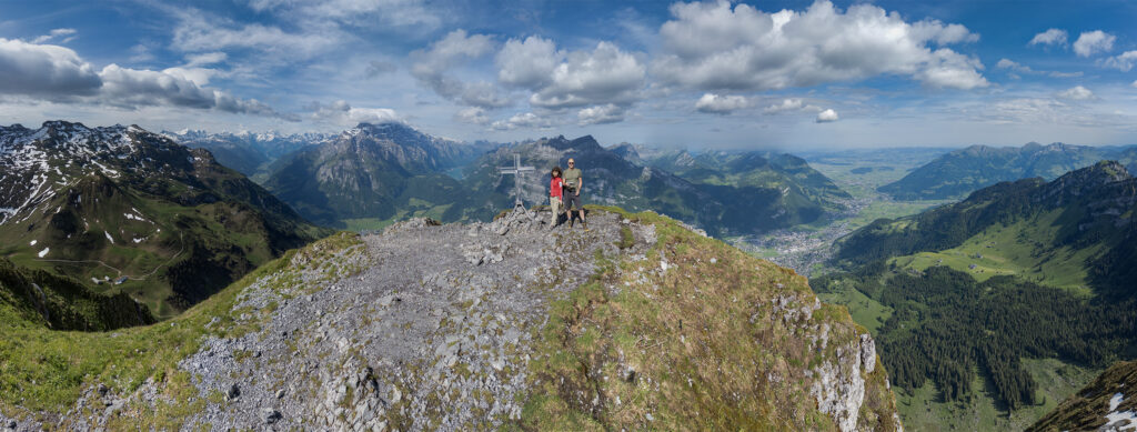 Rundwanderung Naturfreundehaus - Glarner Fronalpstock - Panorama 3