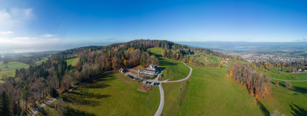 Rundwanderung Meilen (Burg Friedberg) - Pfannenstiel - Panorama 1