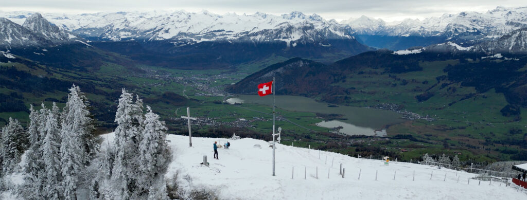 Schneeschuhwanderung Schönalphütte - Wildspitz - Gnipen - Panorama 3