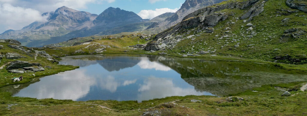 Wasserweg zu den 6 Lejin‘s 6 Seen Wanderung Furtschellas - Panorama 3