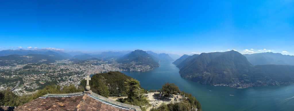 Rundwanderung Lugano Paradiso - Monte San Salvatore - Panorama 1