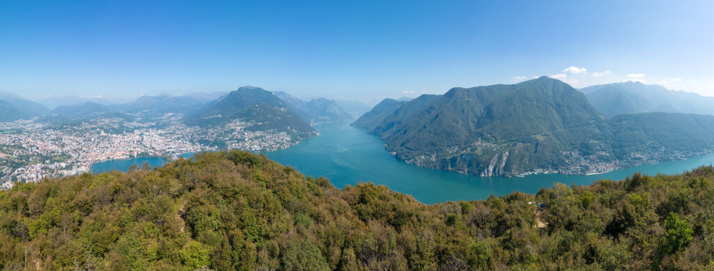 Rundwanderung Lugano Paradiso - Monte San Salvatore - Panorama 2