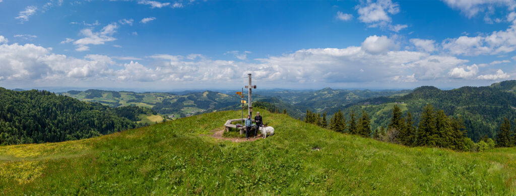Rundwanderung Fischenthal – Hüttchopf - Panorama 1