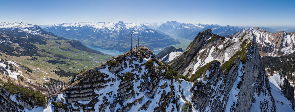 Rundwanderung Amden - Mattstock / Mattstogg - Panorama 2