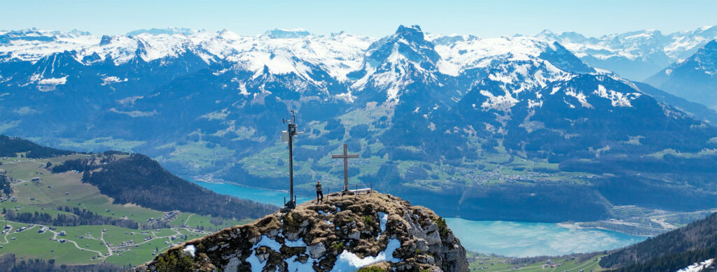 Rundwanderung Amden - Mattstock / Mattstogg - Panorama 1