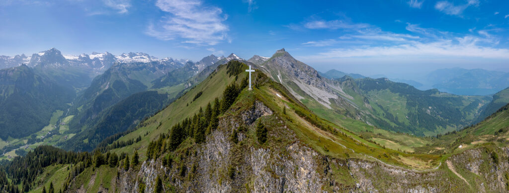 Oberbauenstock - Gandispitz - Jochlistock - Stockhütte - Panorama 3