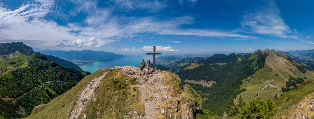 Rundwanderung Jaman - Dent de Jaman - Rochers de Naye - Panorama 1