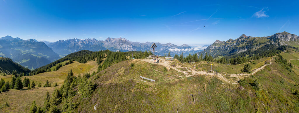 Rundwanderung Eggberge - Hüenderegg - Fleschsee - Panorama 2
