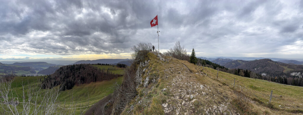 Rundwanderung Wasserfallen - Chellenchöpfli - Vogelberg - Panorama 3