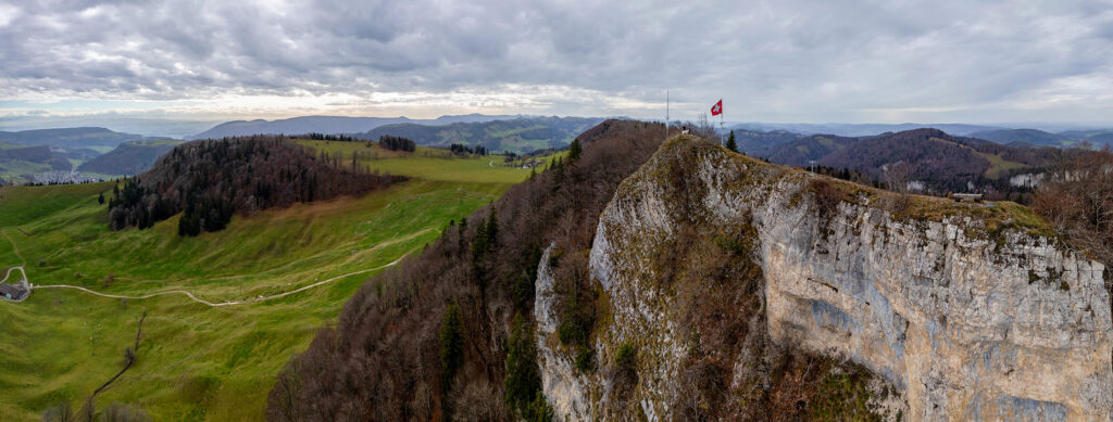 Rundwanderung Wasserfallen - Chellenchöpfli - Vogelberg - Panorama 1
