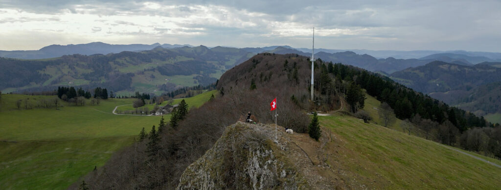 Rundwanderung Wasserfallen - Chellenchöpfli - Vogelberg - Panorama 2