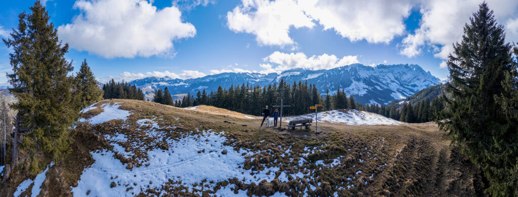 Rundwanderung Sollegg - Chlispitz - Klosterspitz - Panorama 1