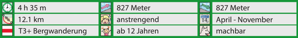 Rundwanderung Alt St. Johann - Alplispitz - Neuenalpspitz - Facts