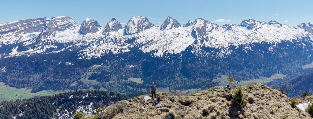 Rundwanderung Alt St. Johann - Alplispitz - Neuenalpspitz - Panorama 1