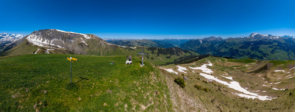 Rundwanderung Alp Dürrenwald - Flöschhorn - Panorama 2