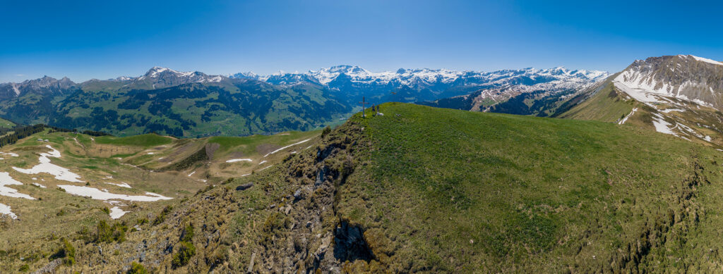 Rundwanderung Alp Dürrenwald - Flöschhorn - Panorama 3