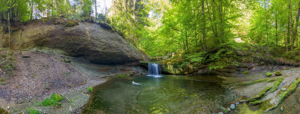 Rundwanderung Schwänberg - Wissbachtobel - Schachen - Panorama 1