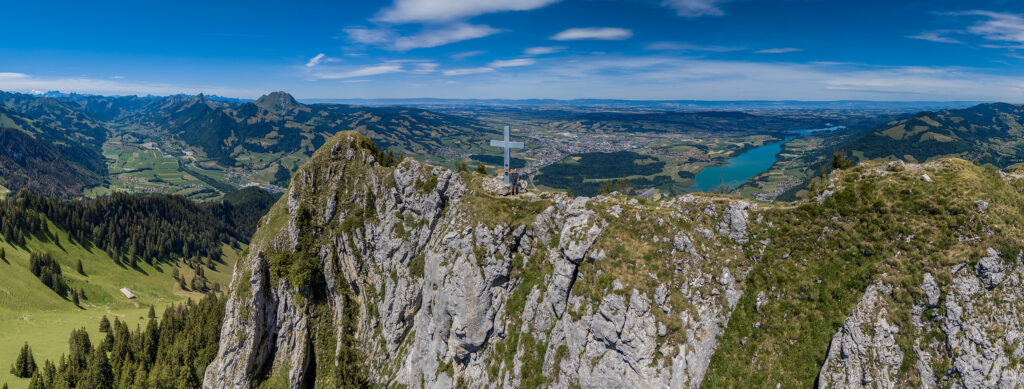 Rundwanderung Broc Chocolaterie - Dent de Broc - Panorama 1