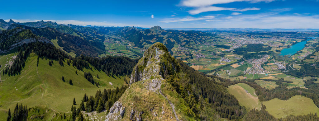 Rundwanderung Broc Chocolaterie - Dent de Broc - Panorama 3