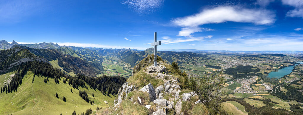 Rundwanderung Broc Chocolaterie - Dent de Broc - Panorama 2