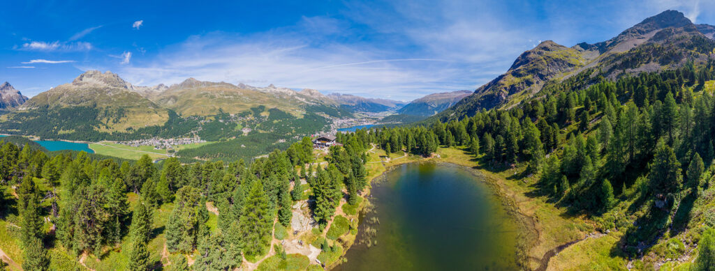 Rundwanderung St. Moritz (Champfèr) - Hahnensee - Panorama 1