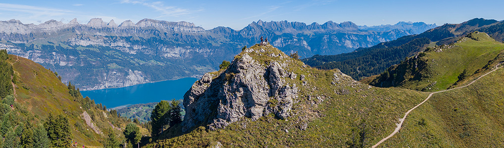 4 Gipfel Wanderung Flumserberg Tannebodenalp - Maschgenkamm