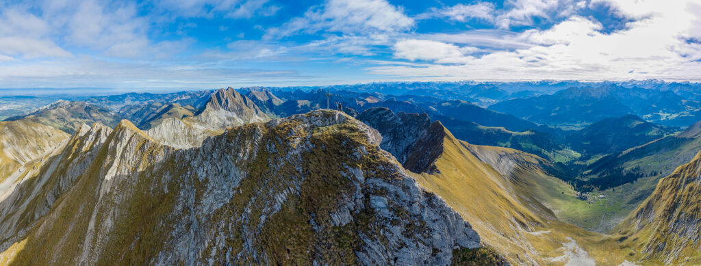 3 Gipfel Tour Vanil Noir - Vanil de l‘Ecri - Pointe de Paray - Panorama 1